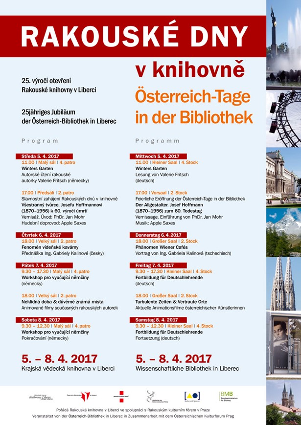 Rakouské dny v Krajské vědecké knihovně v Liberci.