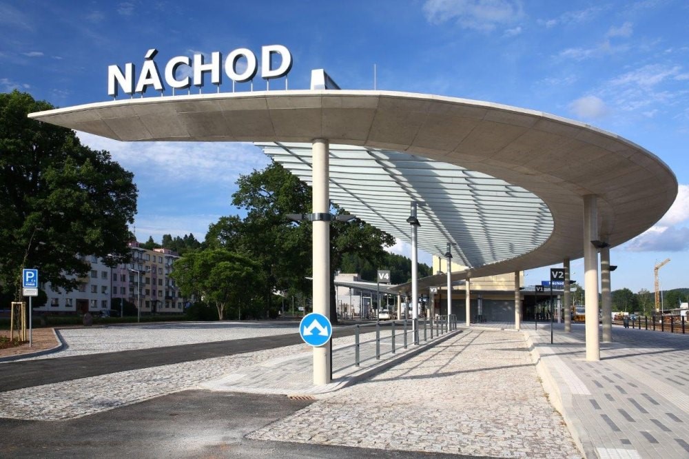 Autobusové nádraží v Náchodě bude bojovato titul Stavba roku Královéhradeckého kraje.