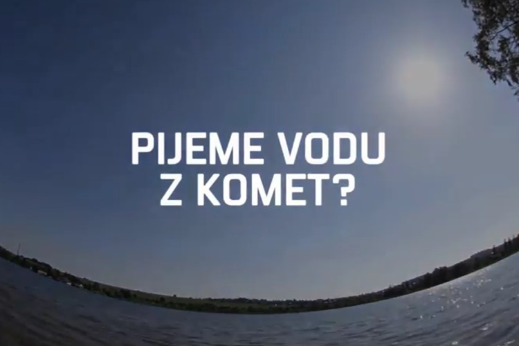 Pijeme vodu z komet?