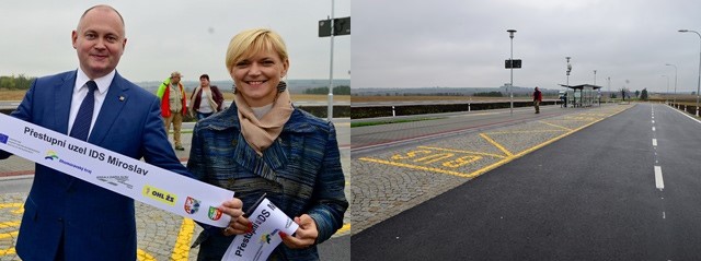 Přestupní uzel u Miroslavi slouží lidem. Zvýší bezpečnost