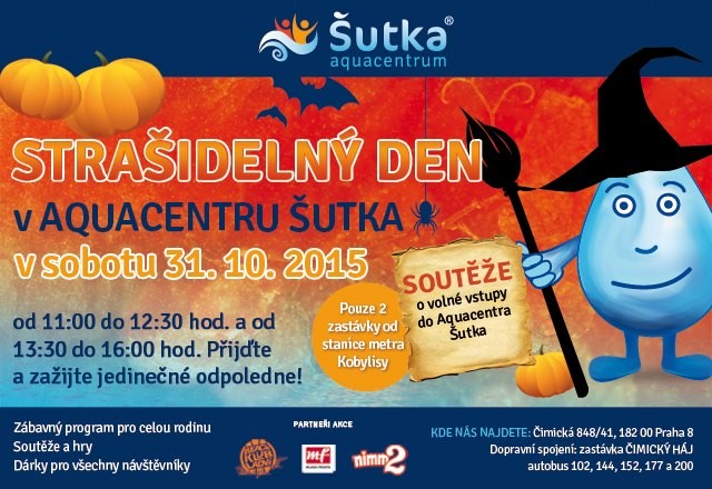 Strašidelný den v Aquacentru Šutka