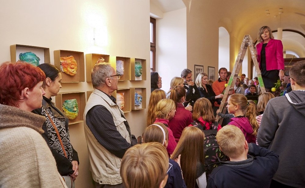 Vernisáž výstavy prací žáků ZŠ Dukelská.