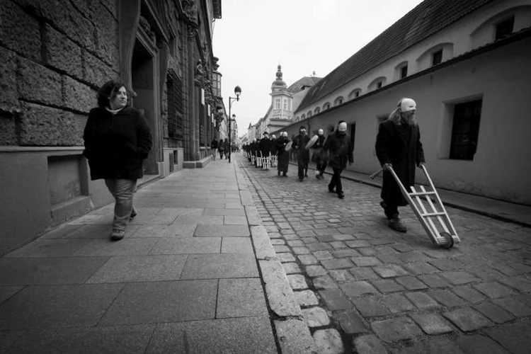 Velikonoční hrkání v Českých Budějovicích
