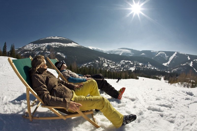 Jarní relax ve Špindlu.