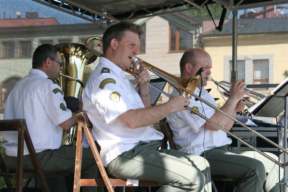 Koncert vojenské hudby Swing-Dixie.