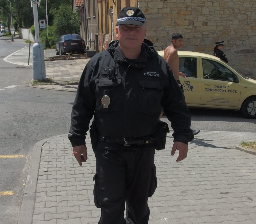 Strážník Martin Krňanský.