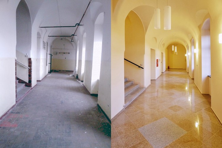 V Mariánských kasárnách v Českých Budějovicích vzniká rozsáhlá galerie. Dokončena bude v červnu