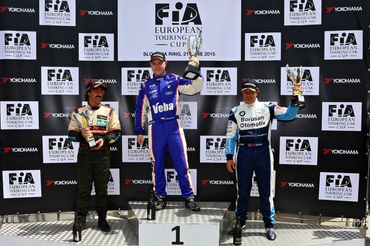 Český reprezentant Michal Matějovský zvítězil i ve druhém závodě FIA ETTC na Slovakiaringu