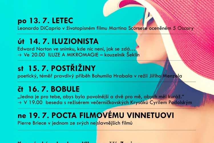 Znojemské kulturní léto 2015 oživí filmové projekce za Vlkovou věží