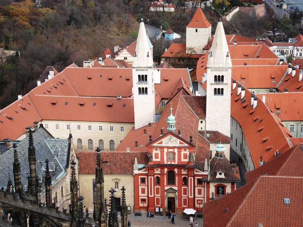Klášter svatého Jiří.