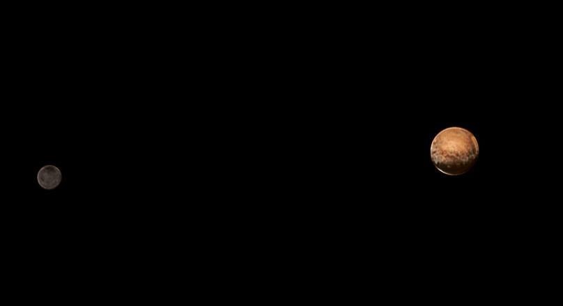 Pluto a Charon.