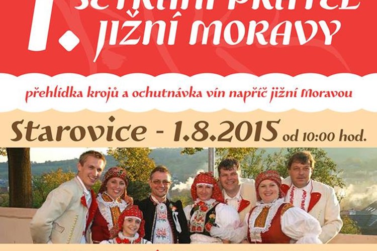 Přátelé jižní Moravy se setkají na historicky první přehlídce krojů a vína