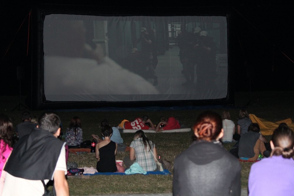Nové letní kino Hlučíňáky baví.