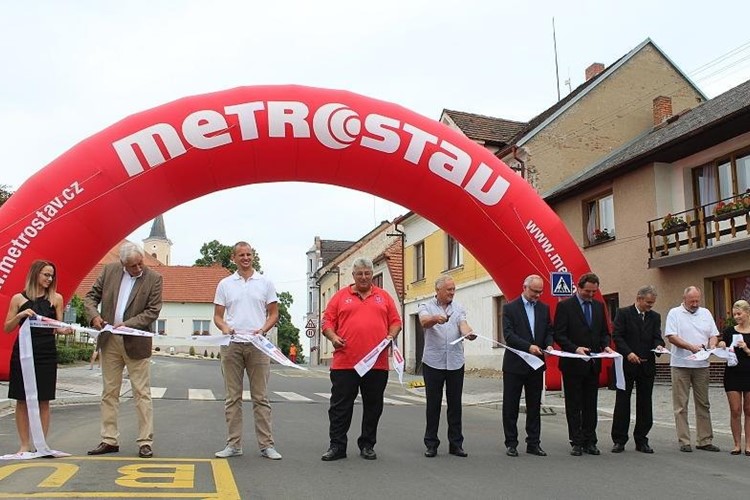 Středočeský kraj zrekonstruoval v Krásné Hoře nad Vltavou průtah městem