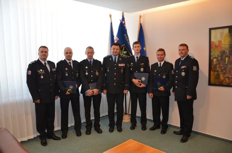 Policejní prezident udělil ocenění za záchranu života.