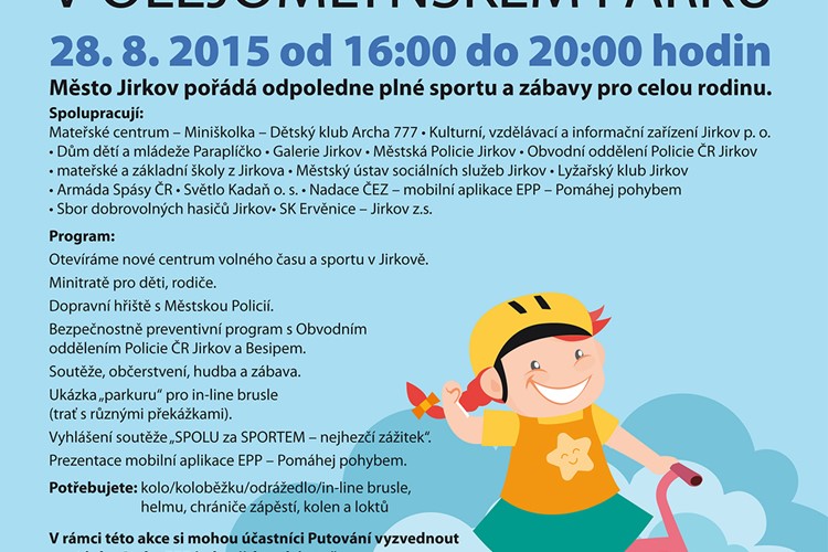 Přijďte se podívat, jak se změnil Olejomlýnský park v Jirkově