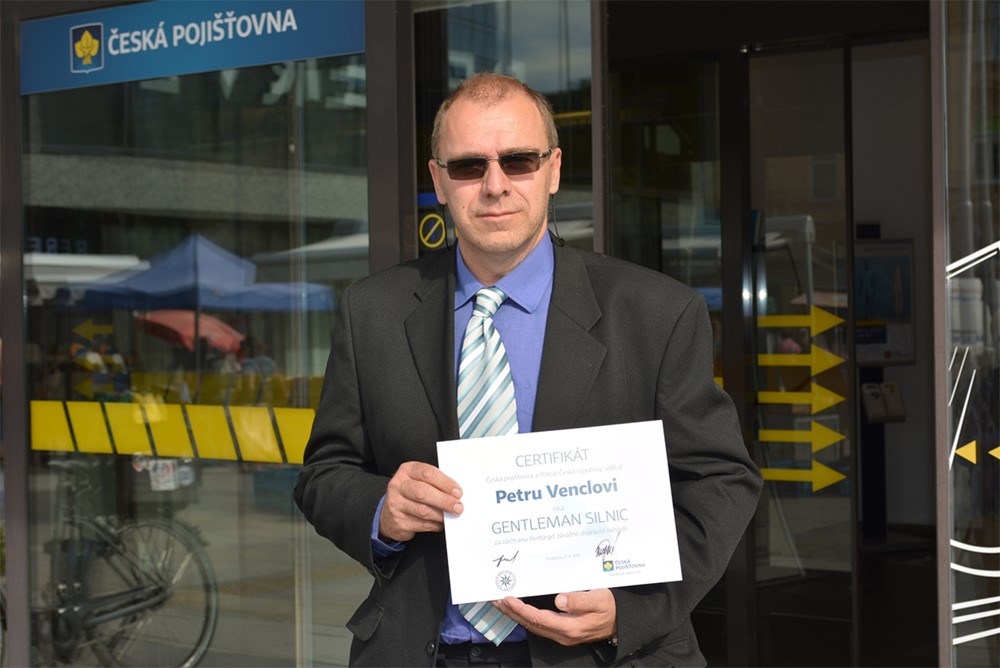 Gentleman silnic - Petr Vencl z Dlouhé Třebové.