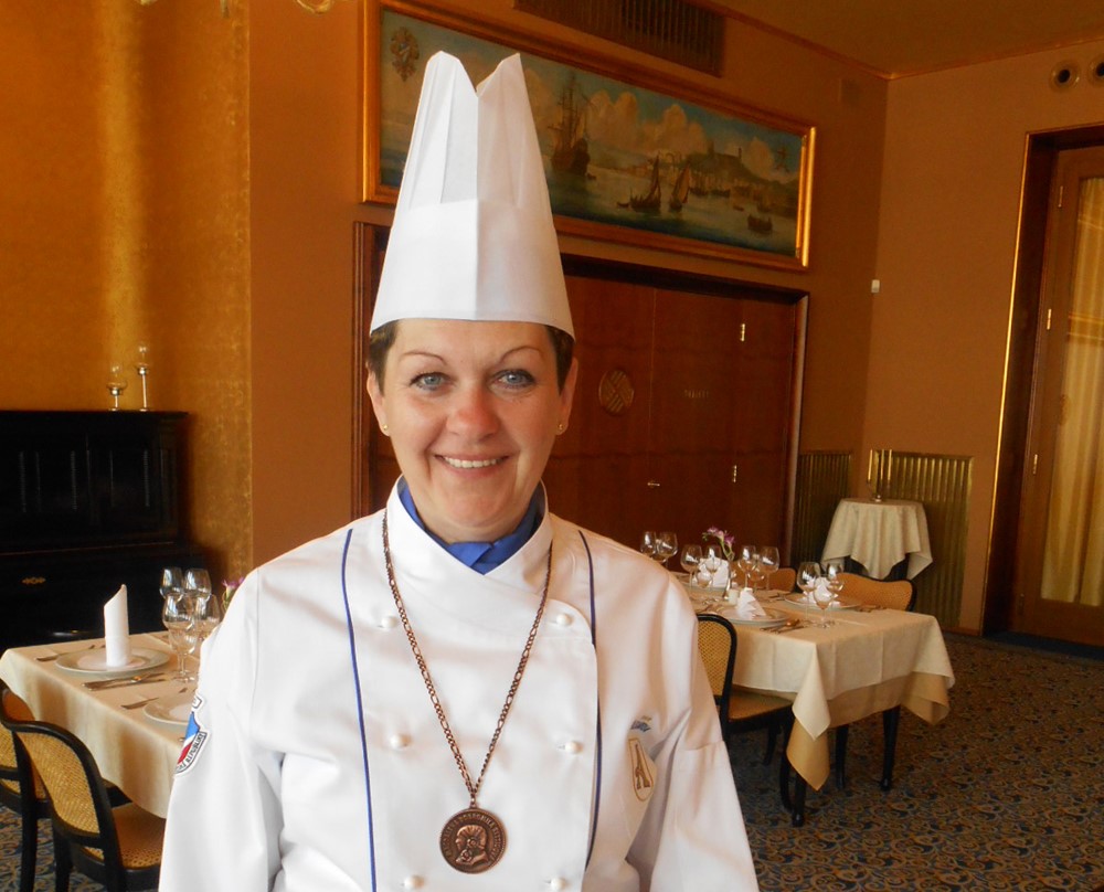 Šéfkuchařka Francouzské restaurace Jitka Boráňová.