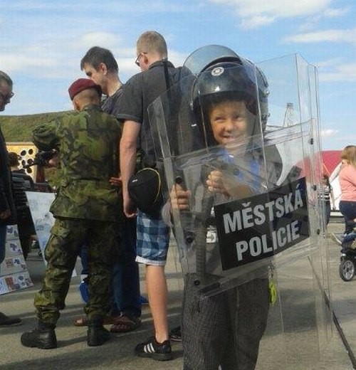 Městská policie České Budějovice se představila na Dni otevřených dveří Letiště České Budějovice.