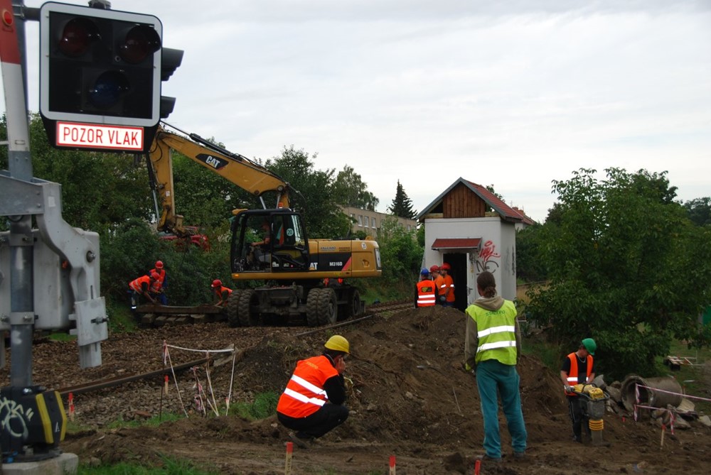 Ve Znojmě budují zastávku u nemocnice. První vlak tam zastaví 14. října.