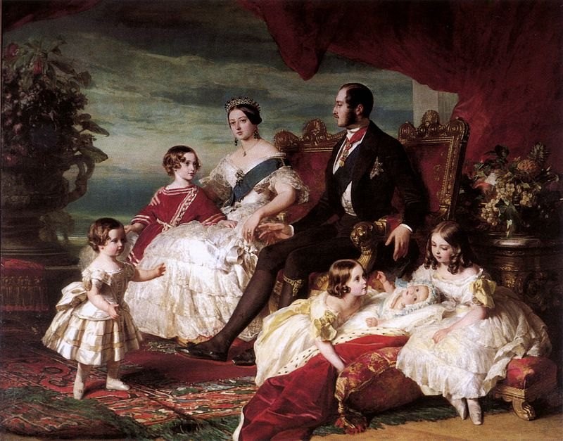 Nejproslulejší přenašečka hemofilie, britská královna Viktorie se svou rodinou.