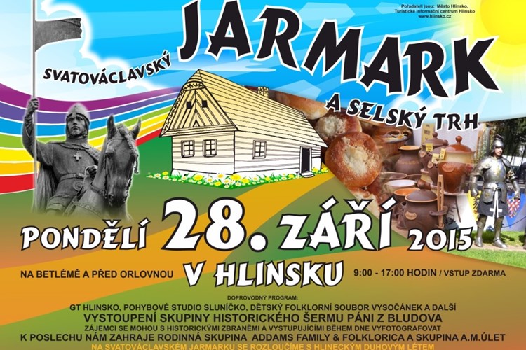 Svatováclavský jarmark a selský trh v Hlinsku