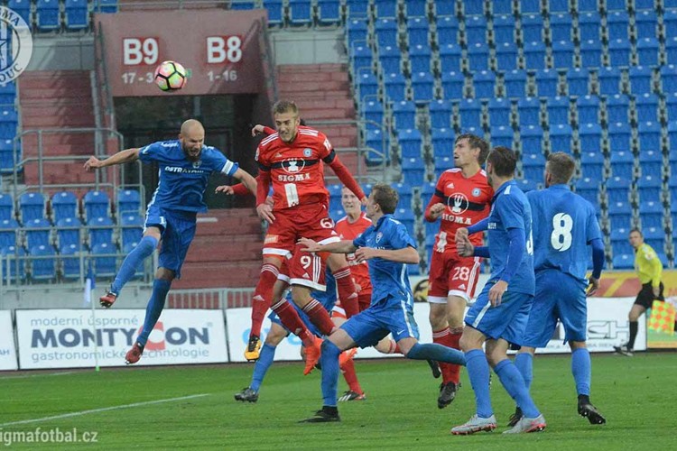 Sigma otočila zápas, proti Vítkovicím rozhodl dvougólový Jakub Yunis