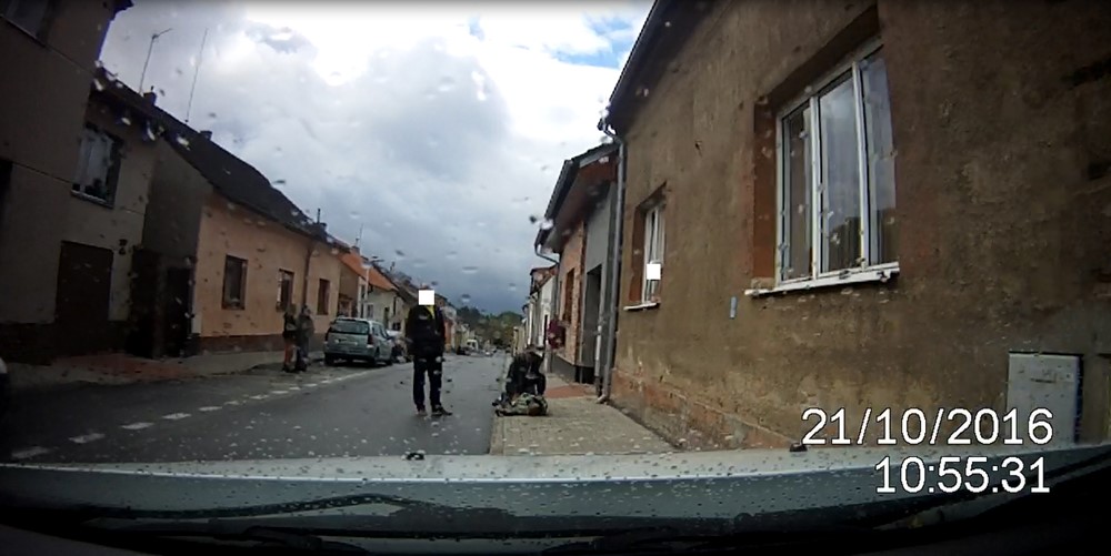 Zadržení pachatele.