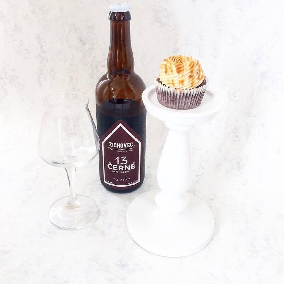 Ilustrační foto. Pivní cupcake.