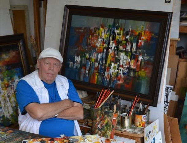 Beseda s akademickým malířem I. Hartingerem
