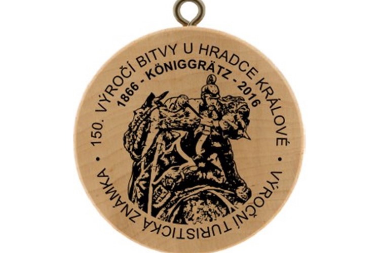 Turisté si bitvu u Hradce Králové budou moci připomenout výroční turistickou známkou