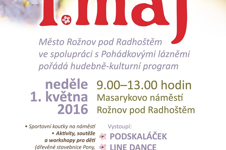 Rožnovské náměstí ožije na první máj