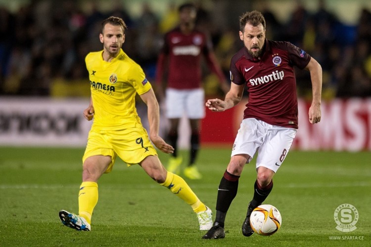 Sparta v úvodním čtvrtfinále Evropské ligy podlehli Villarrealu 1:2