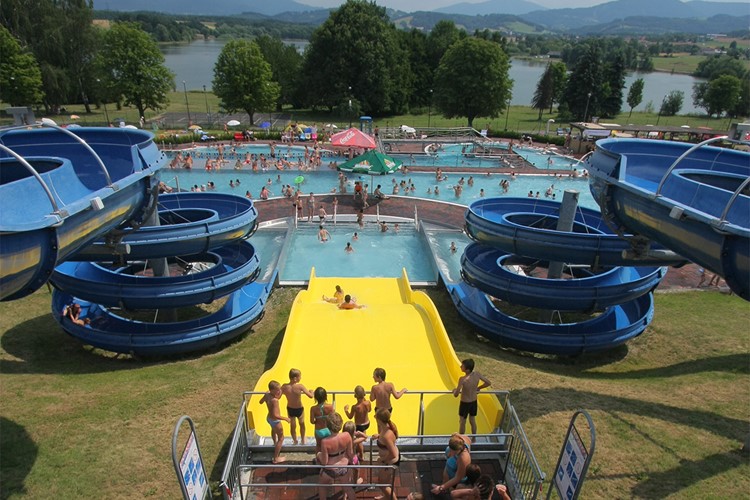 Letní aquapark Olešná už se těší na návštěvníky 