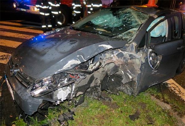 Viníkem havárie opět alkohol,  řidič nadýchal téměř 2,5 promile