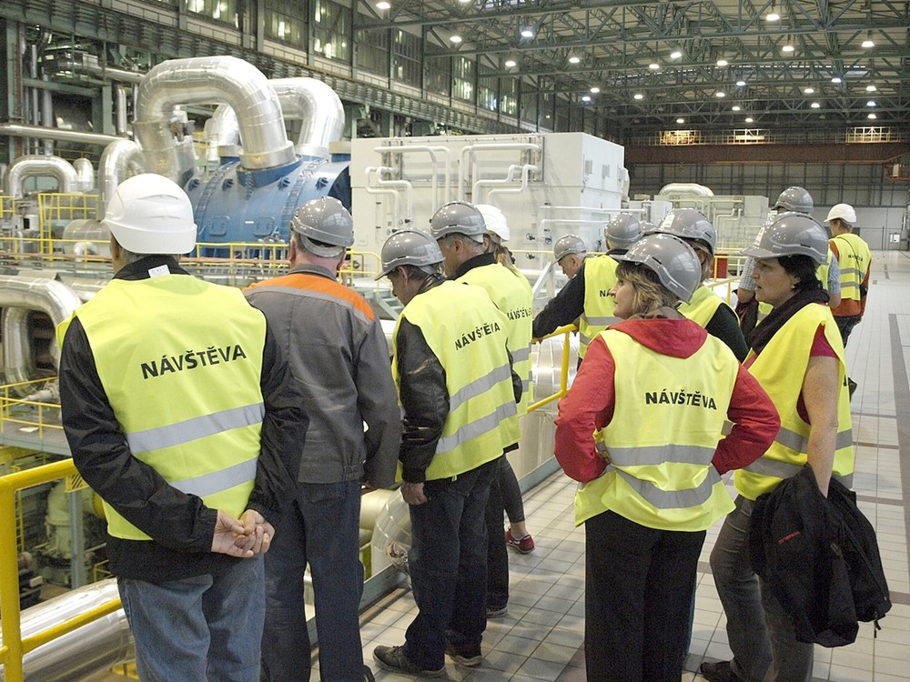 Jedna z exkurzí v Elektrárně Tušimice.