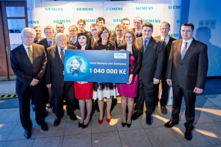 Český Siemens opět udělil prestižní Ceny Wernera von Siemense