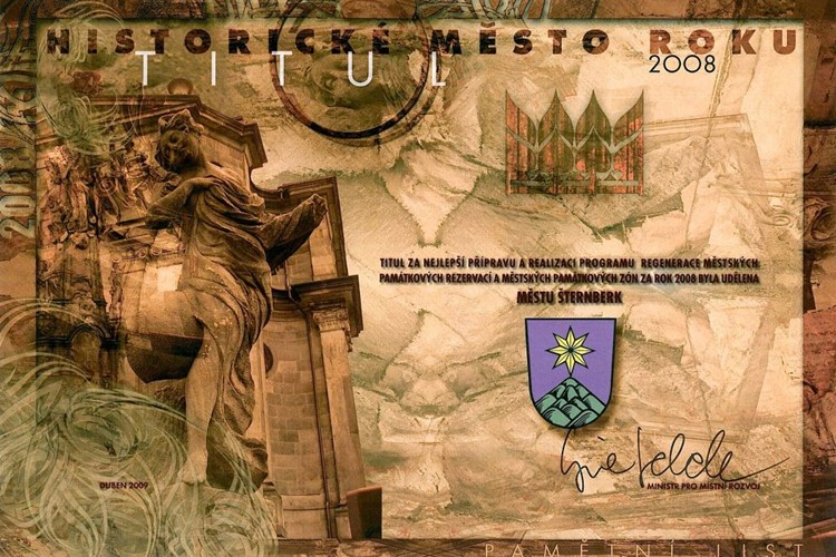 Šternberk je vítězem krajského kola o titul Historické město roku 2016