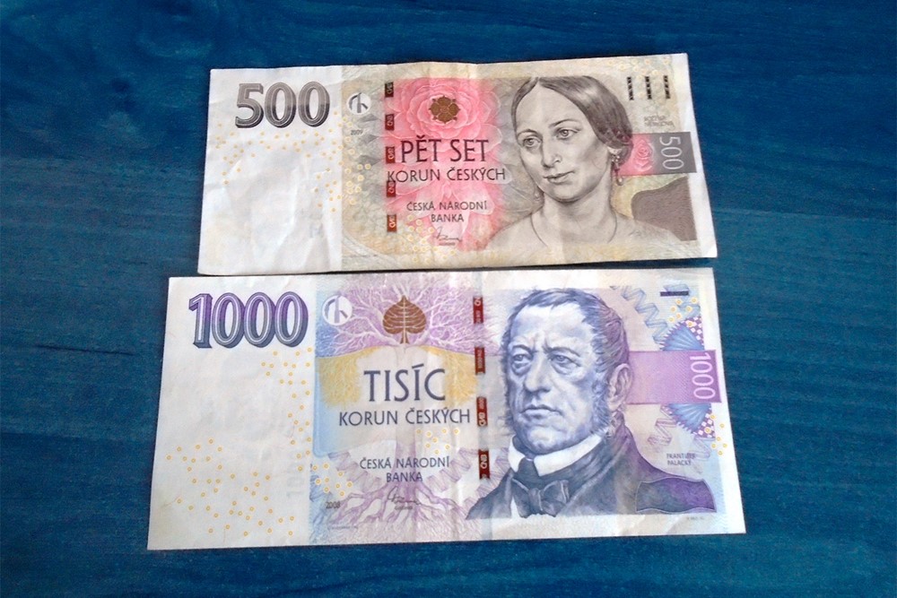 Nalezená hotovost.