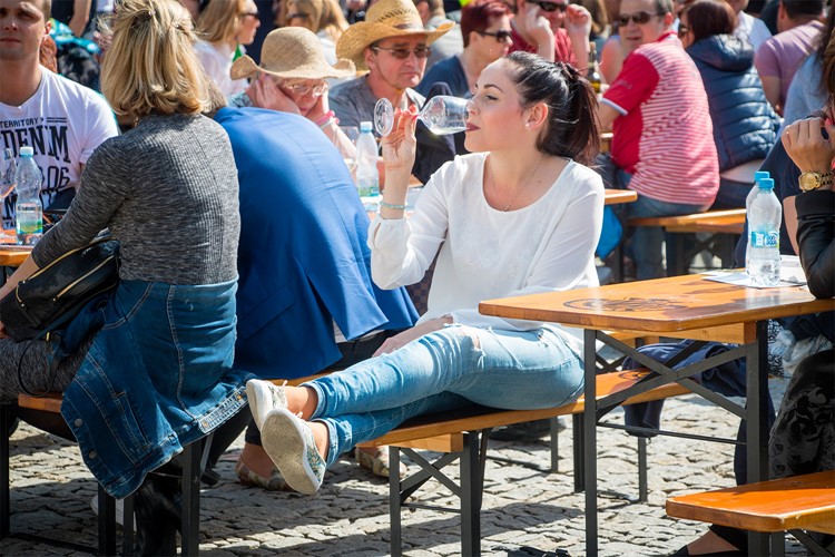 Festival vína VOC Znojmo navštívilo přes 8 000 lidí. Město žilo od rána do večera