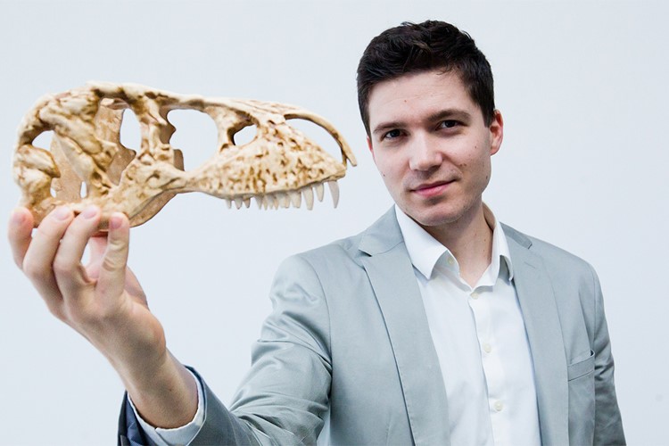 Pozvánka na křest knihy Vladimíra Sochy Dinosauři v Čechách