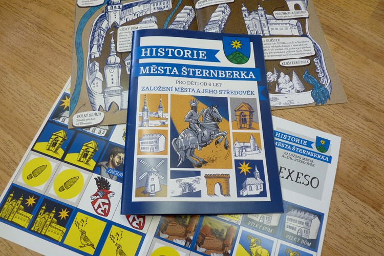 Kreslený průvodce historií Šternberka pro děti od šesti let  