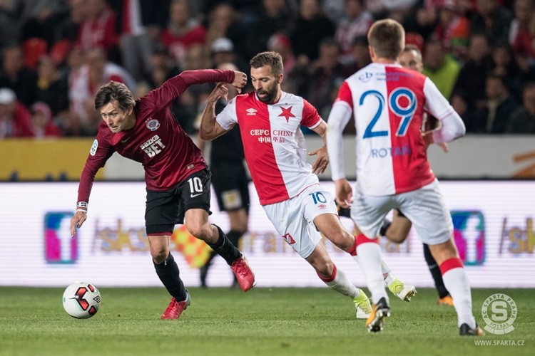 Slavia ve 288. derby porazila Spartu 