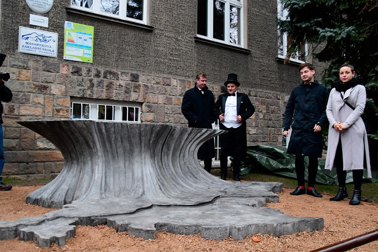 Sté výroční vzniku republiky připomíná v Litoměřicích nová plastika 