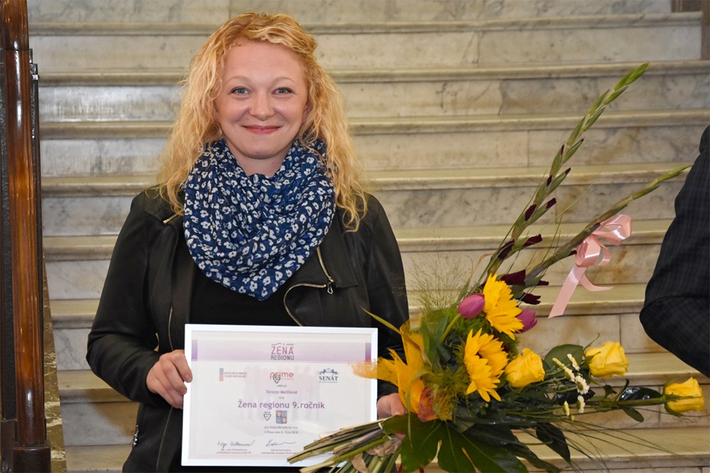 Tereza Melišová - Žena regionu za Královéhradecký kraj.
