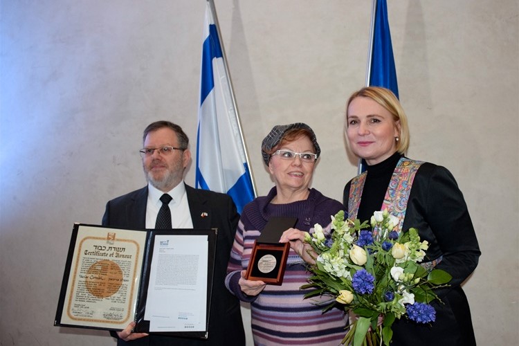 Spravedlivý mezi národy na Novoměstské radnici