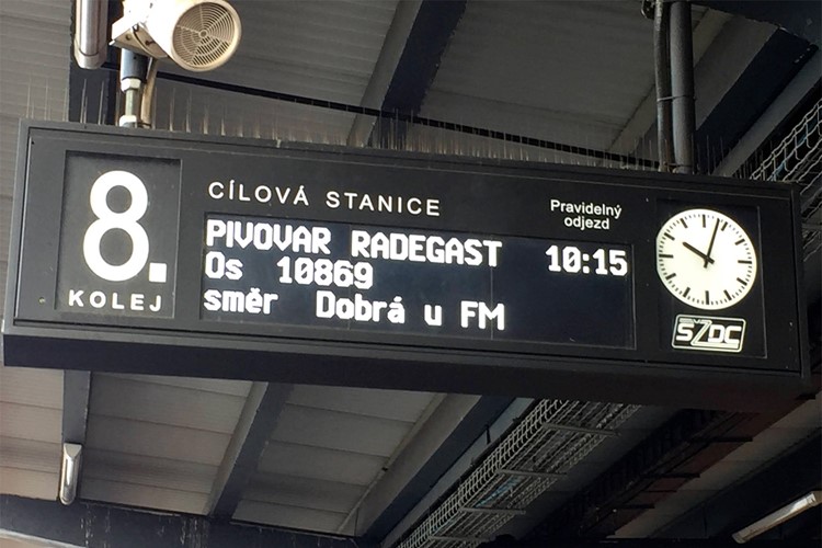 Na Velký pátek navštivte poklady pivovaru Radegast. Zaveze Vás tam vlak