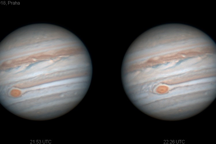 Titul Česká astrofotografie měsíce za květen 2018  obdržel snímek Jupiter