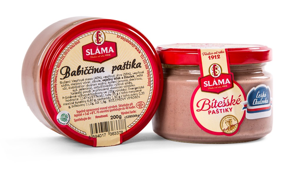 V kategorii Masné výrobky tepelně opracované zvítězila Babiččina paštika z Uzenářství a lahůdky Sláma s.r.o.
