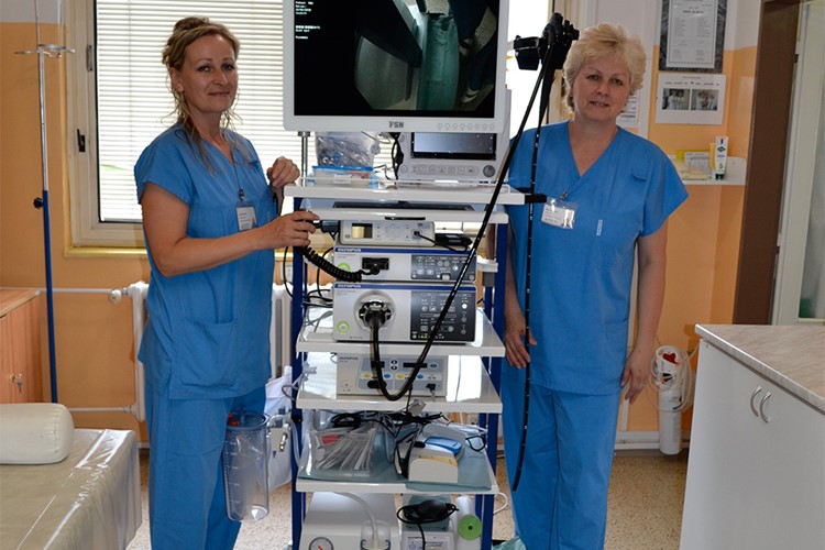 Gastroenterologové Jesenické nemocnice využívají novou endoskopickou věž